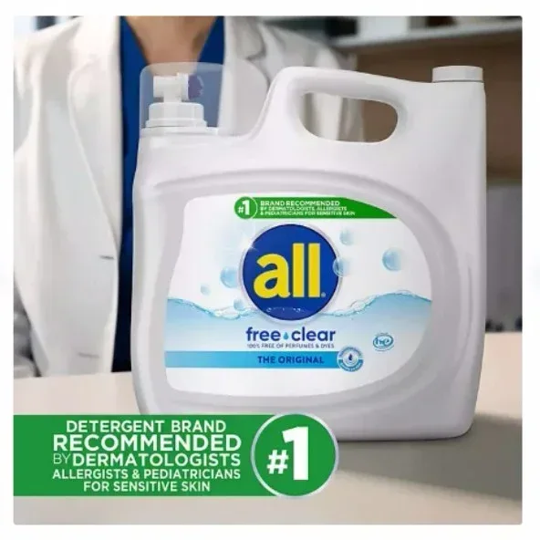 all free clear Liquid Laundry Detergent, The Original, 166 loads, 250 fl. oz. - Image 3