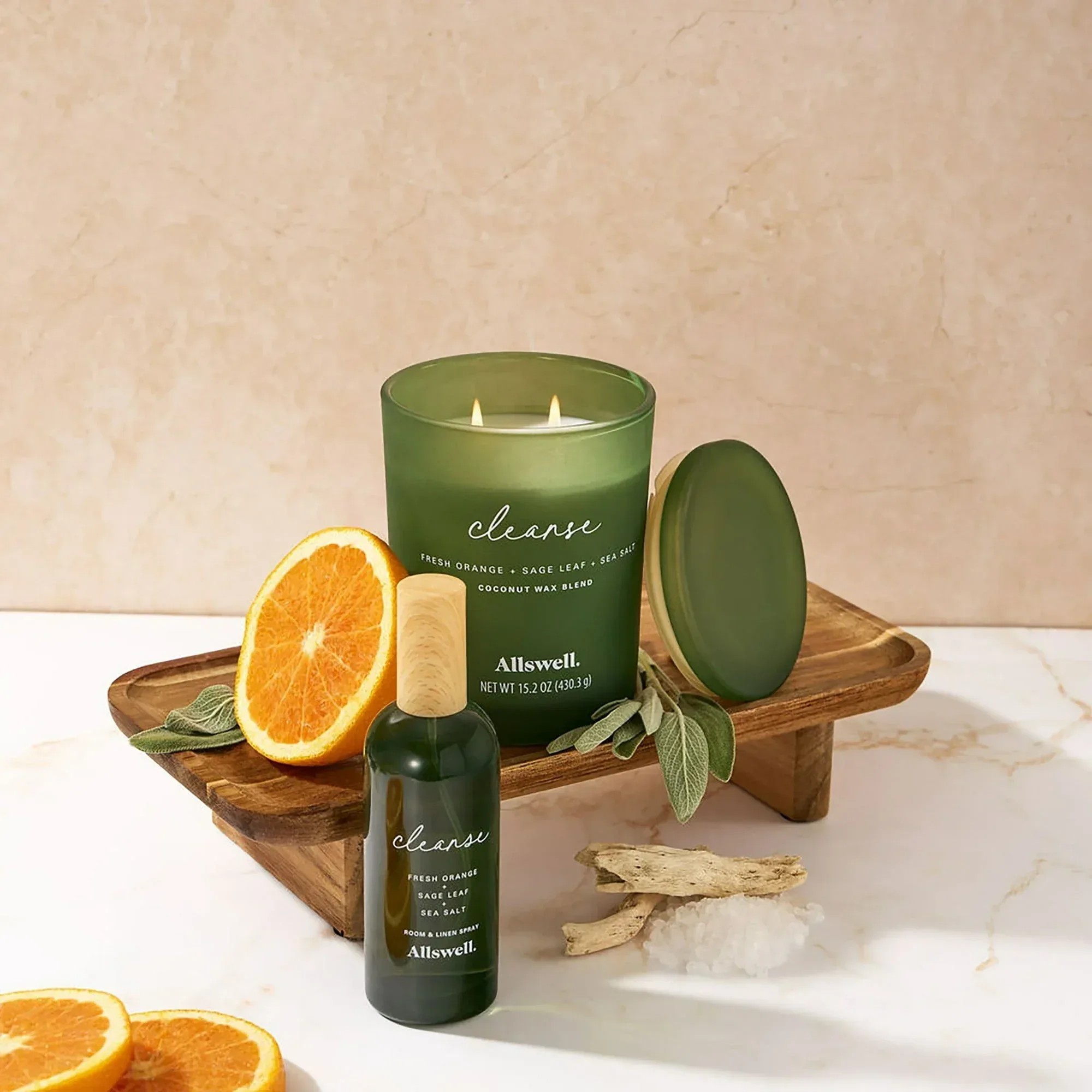 Allswell Scented 2-Wick Spa Jar Candle 15oz. - Image 15