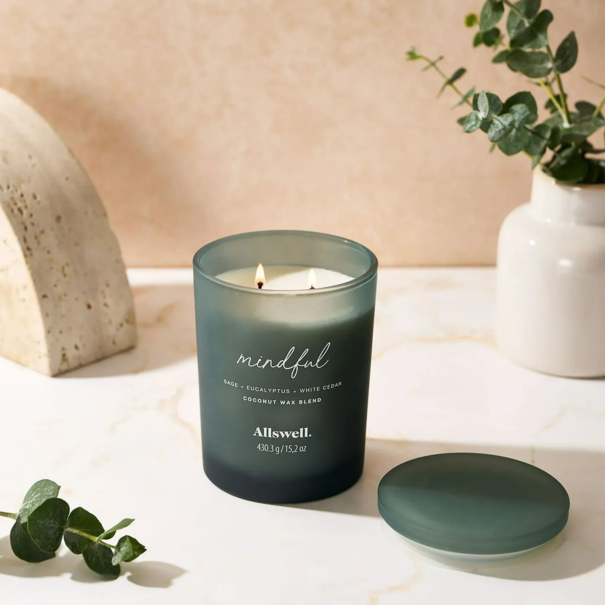 Allswell Scented 2-Wick Spa Jar Candle 15oz. - Image 26