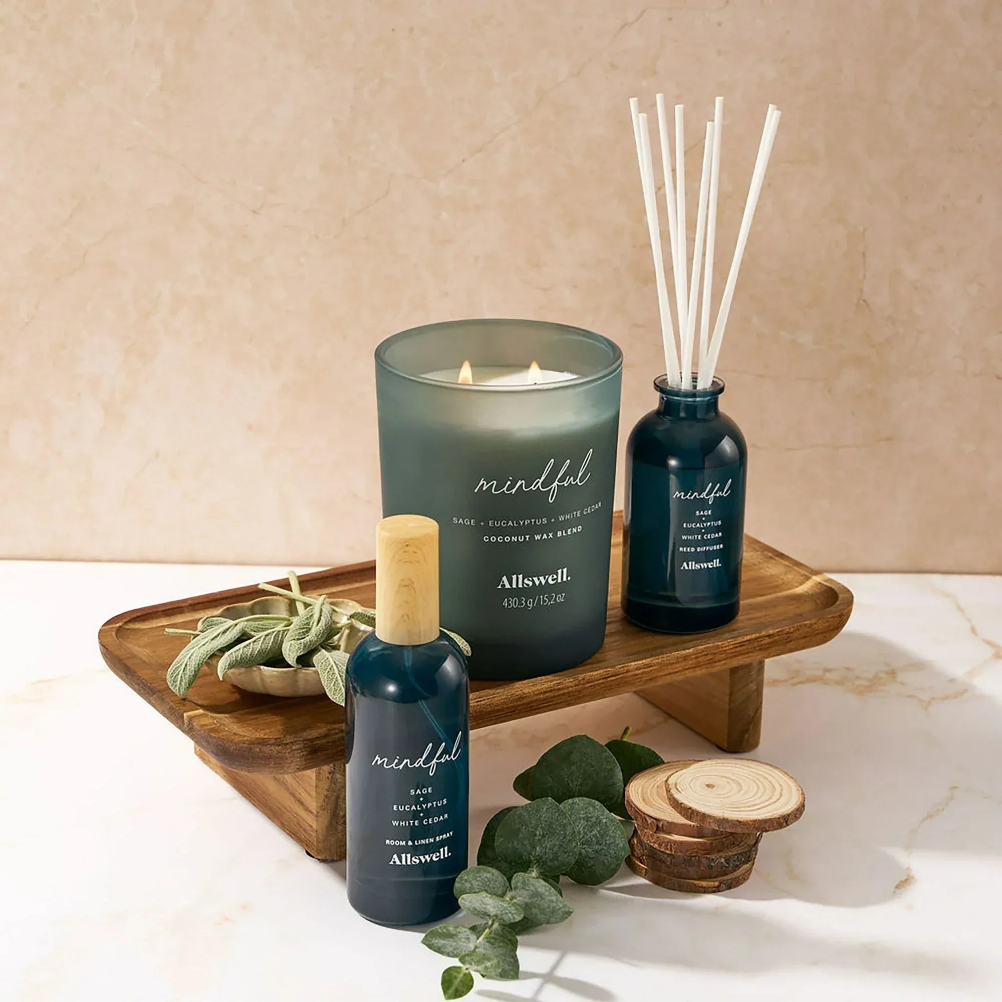 Allswell Scented 2-Wick Spa Jar Candle 15oz. - Image 27