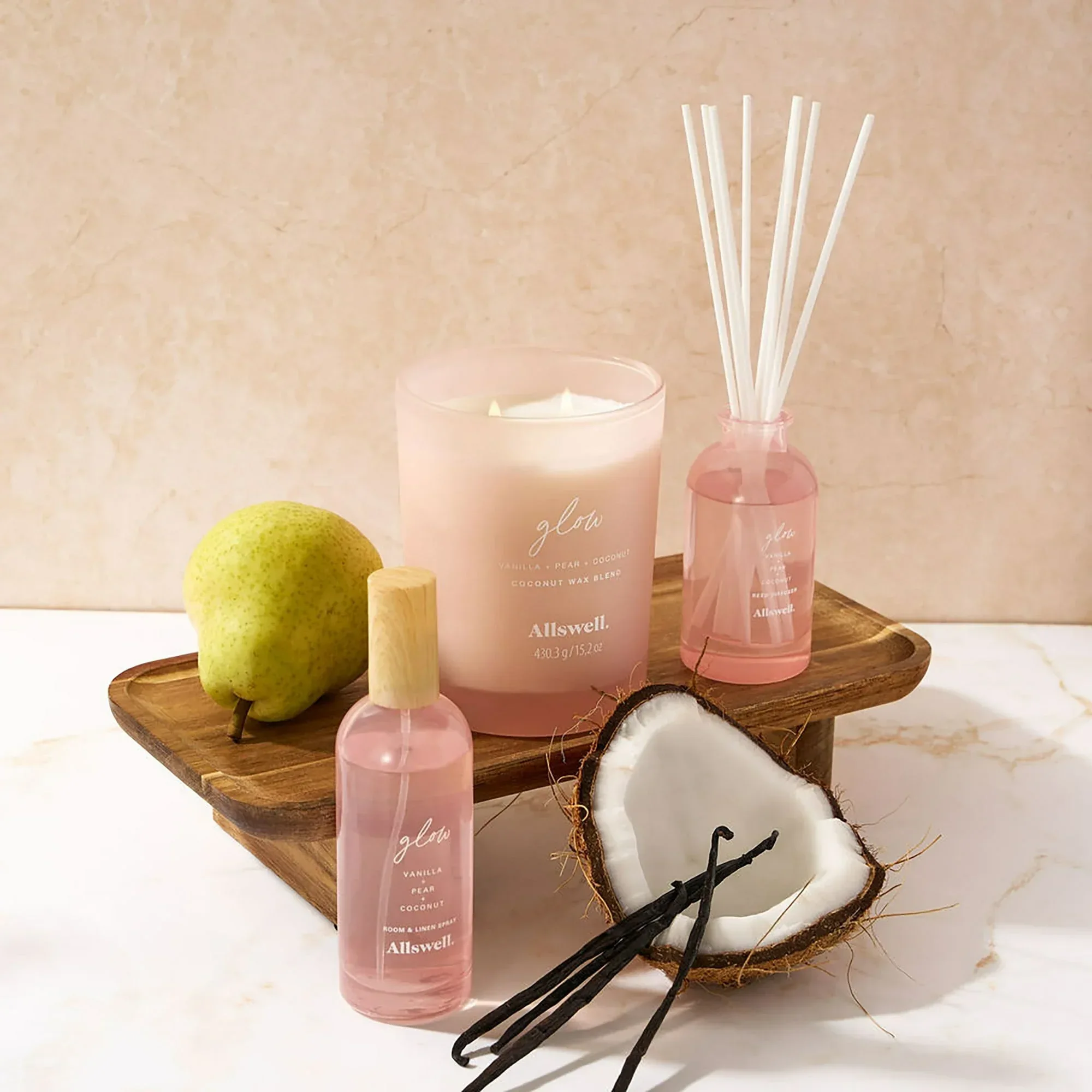 Allswell Scented 2-Wick Spa Jar Candle 15oz. - Image 3