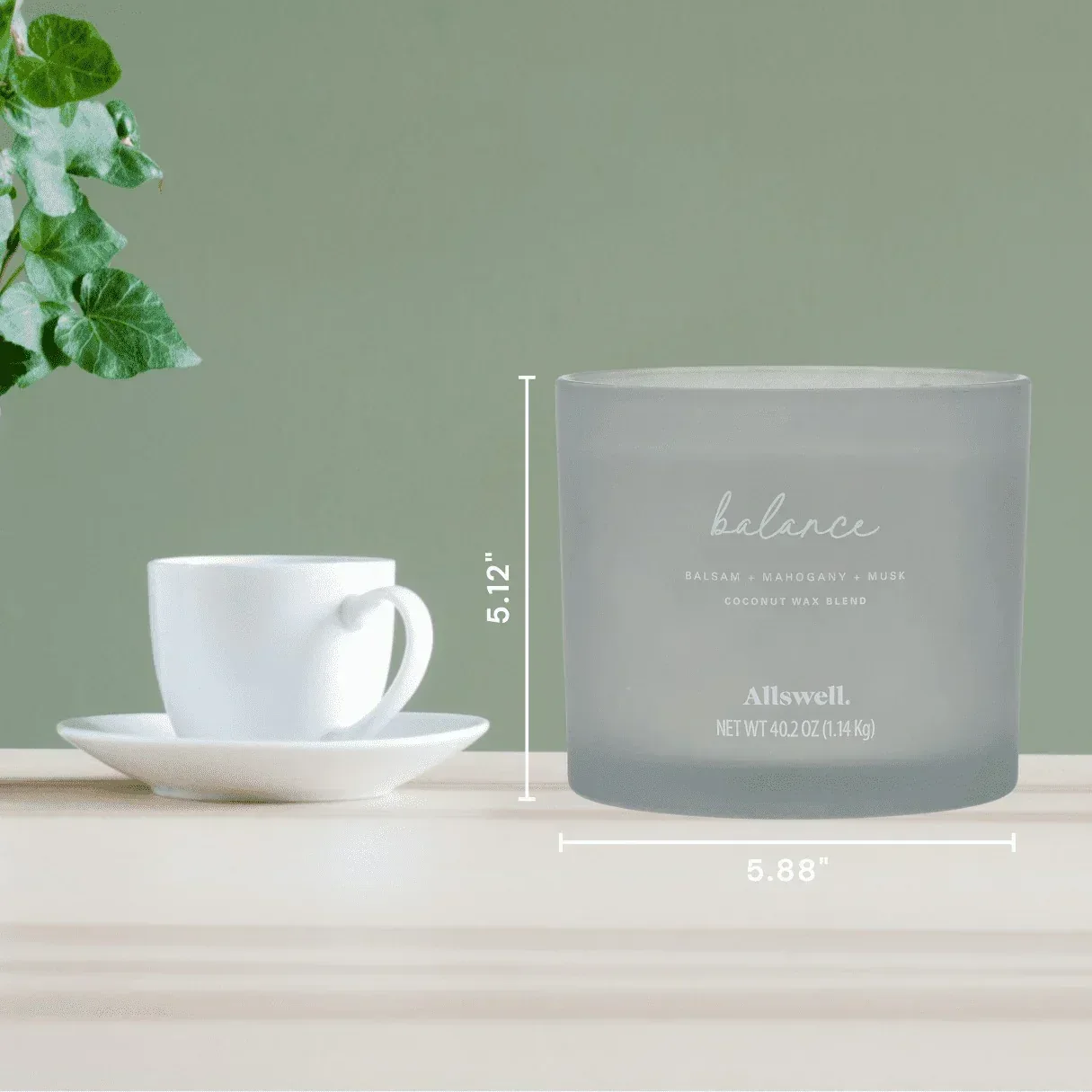 Allswell Scented 4-Wick Spa Jar Candle 40.2oz. - Image 2