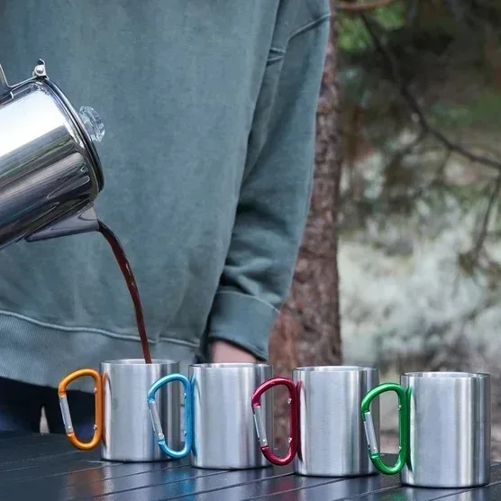 Alpine Mountain Gear 5-piece Stainless Steel Coffee Set - Image 4