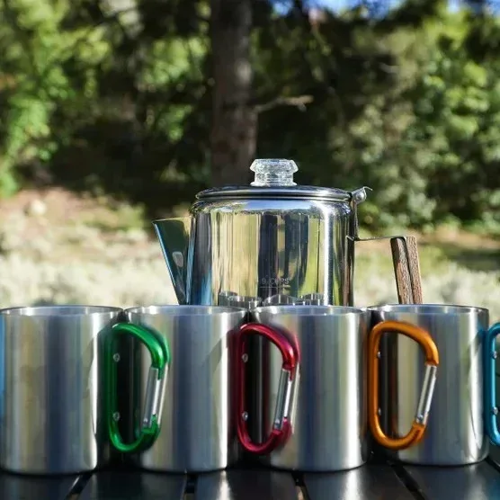 Alpine Mountain Gear 5-piece Stainless Steel Coffee Set - Image 6