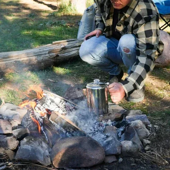 Alpine Mountain Gear 5-piece Stainless Steel Coffee Set - Image 7