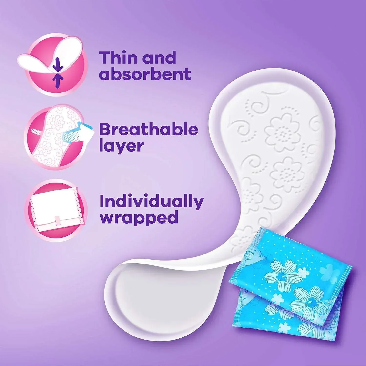 Always Daily Panty Liners, Unscented, 240 ct. - Image 3