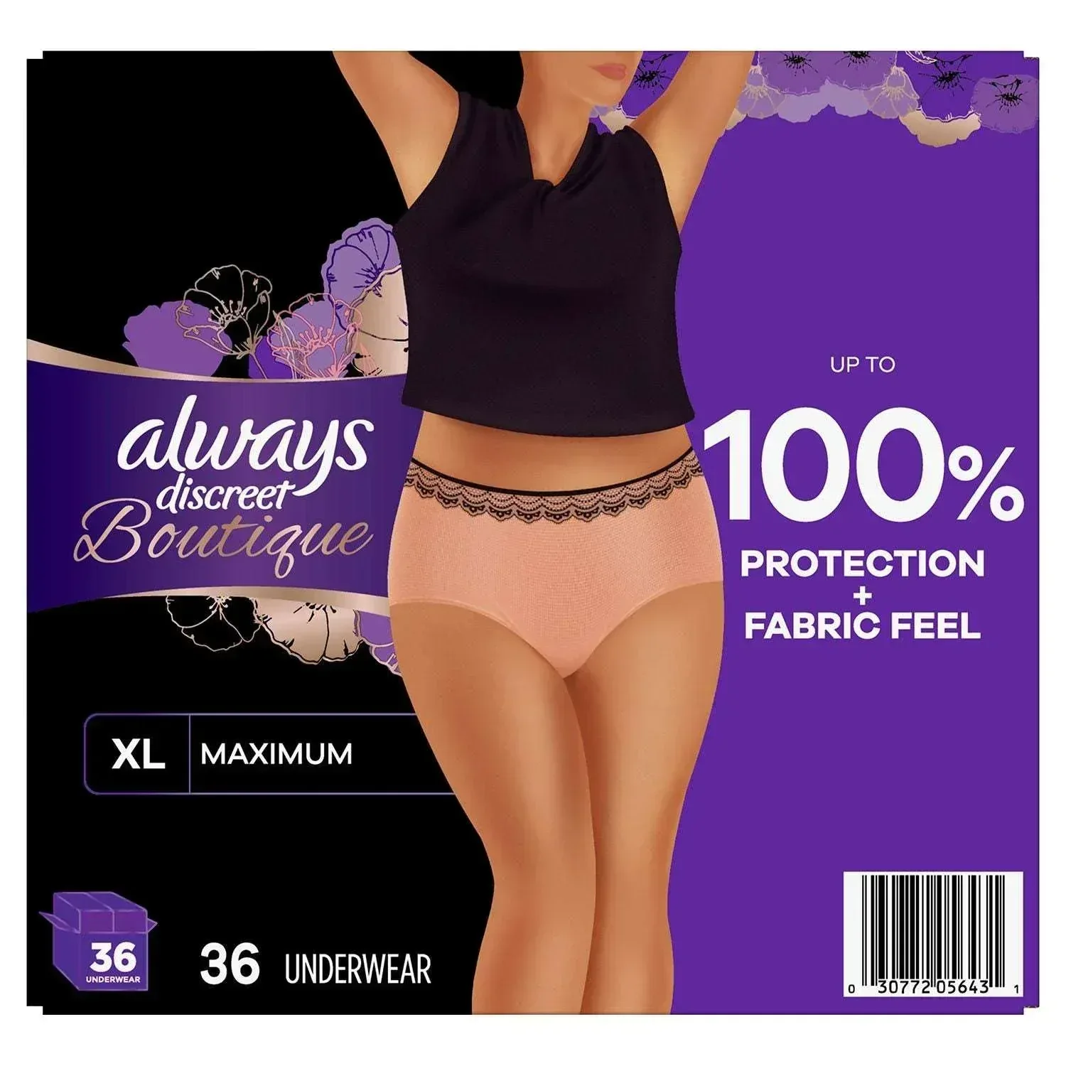 Always Discreet Boutique Incontinence Underwear, Maximum, Choose Size - Image 3