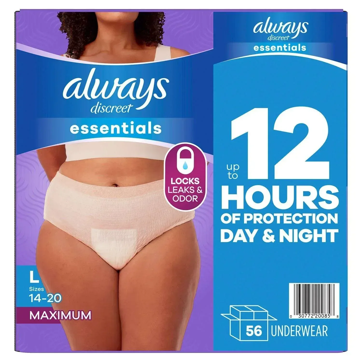 Always Discreet Essentials Underwear for Women, Maximum, Choose Size - Image 13