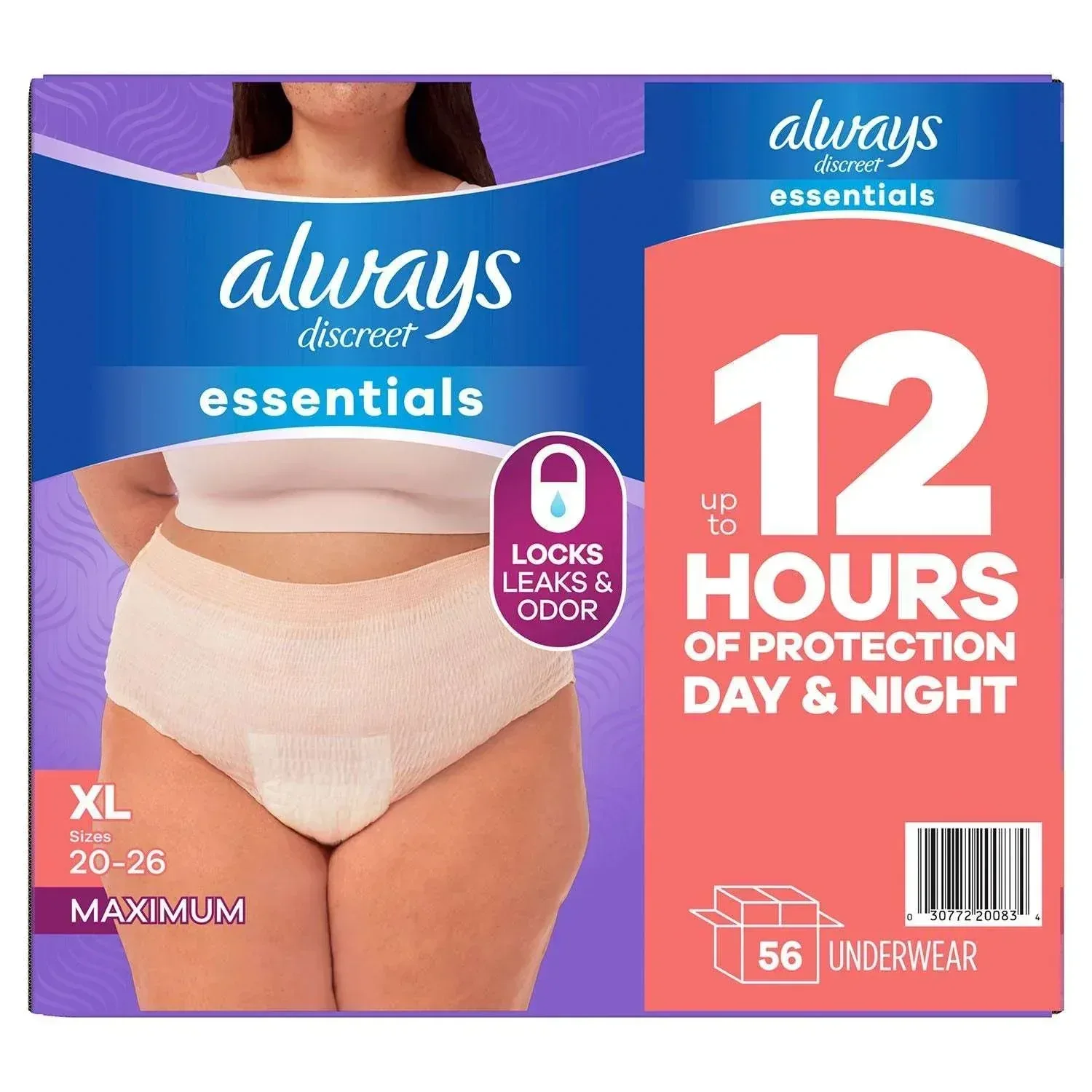 Always Discreet Essentials Underwear for Women, Maximum, Choose Size - Image 14