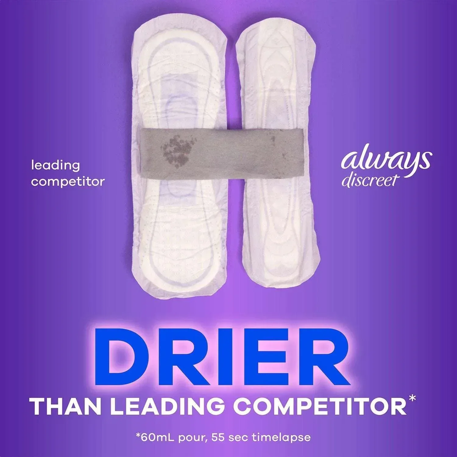 Always Discreet plus Incontinence Liners for Women, Very Light Long, 132 ct. - Image 4