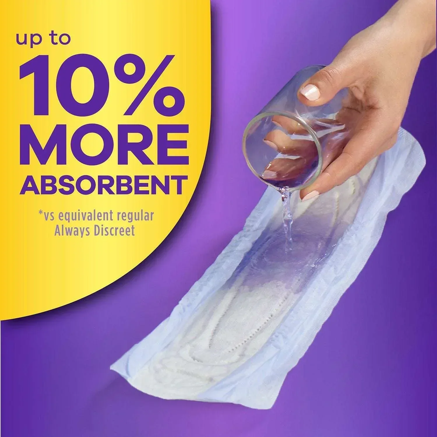 Always Discreet plus Incontinence Pads for Women, Moderate, 153 ct. - Image 8
