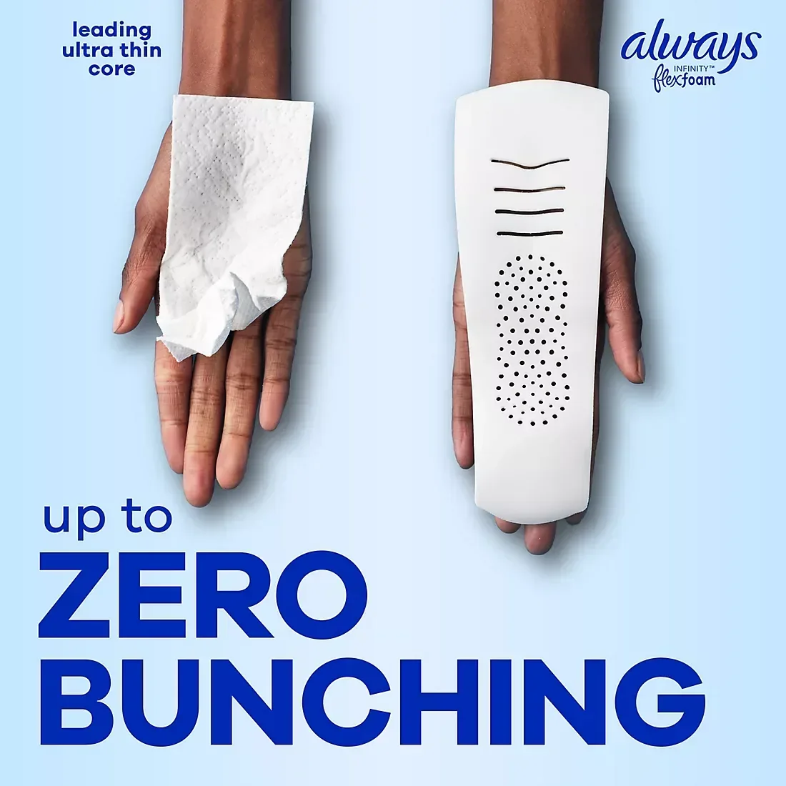 Always Infinity with FlexFoam Pads, Size 2, Heavy, with Wings, Unscented, 80 ct. - Image 4