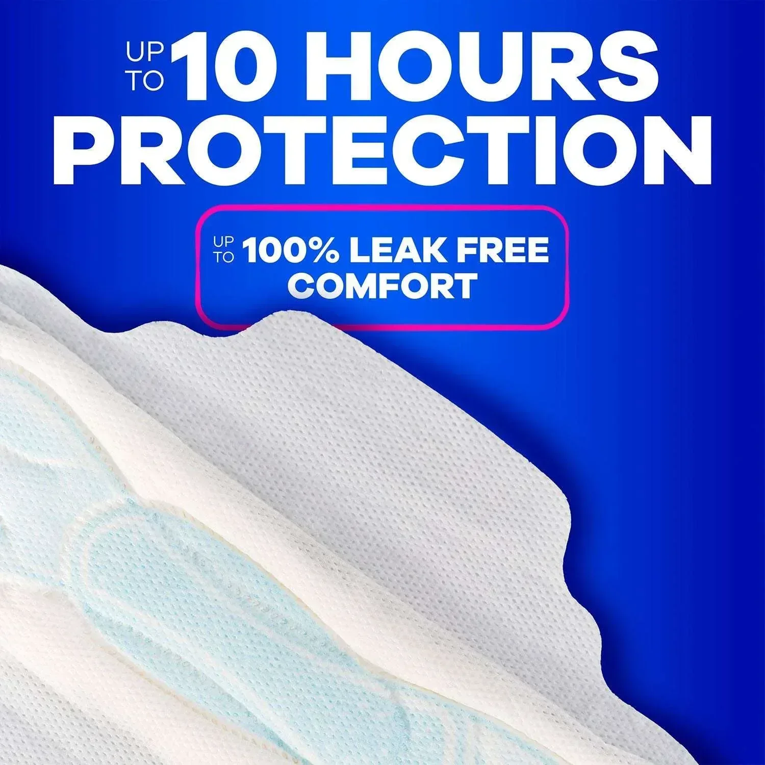 Always Maxi Long Pads, Unscented, Size 2, 90 ct. - Image 3