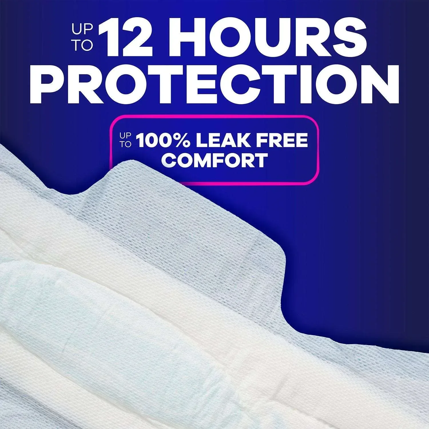 Always Maxi Overnight Pads with Wings, Size 5, 54 ct. - Image 3