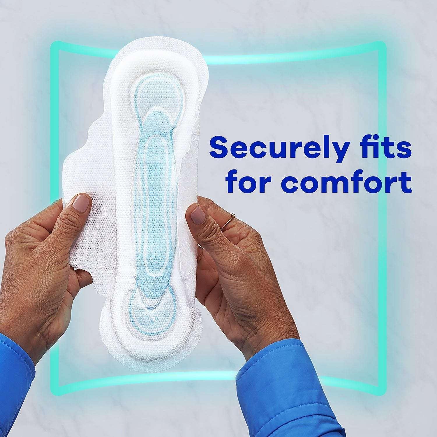 Always Maxi Overnight Pads with Wings, Size 5, 66 ct. - Image 7