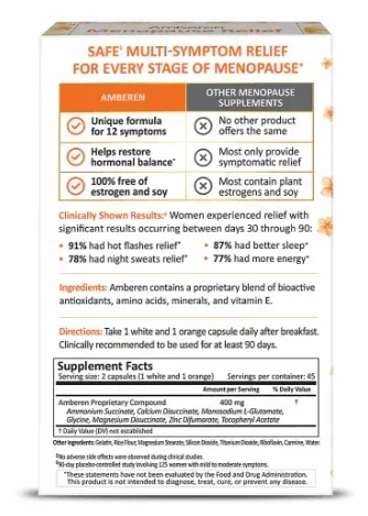 Amberen Multi-Symptom Menopause Relief, 90 ct. - Image 2