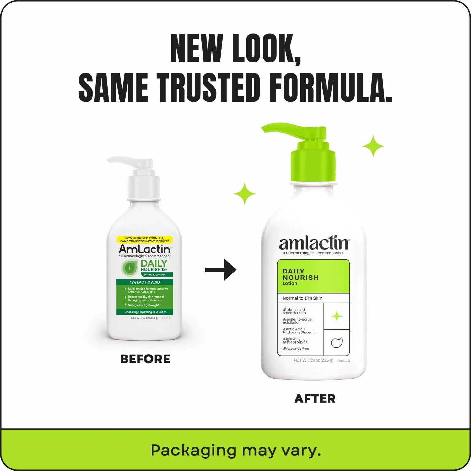 AmLactin Daily Nourish Body Lotion, 12% Lactic Acid for Dry Skin, Exfoliating, 7.9 oz - Image 2