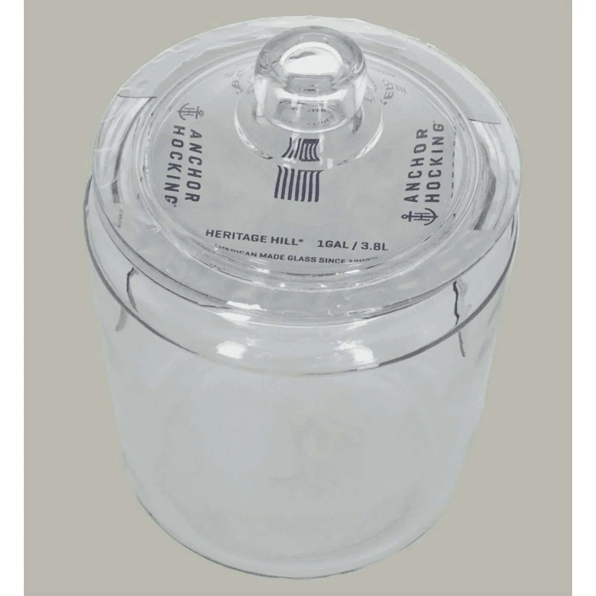 Anchor Hocking Heritage Hill Glass Jar with Lid, 1 Gallon, Well Suited to Pantry Jar Storage and Display - Image 8