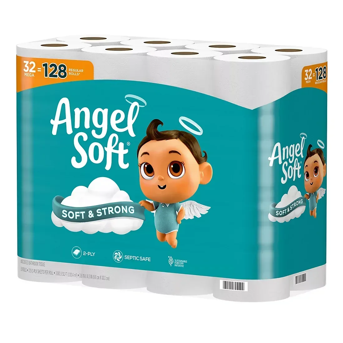 Angel Soft Mega Roll Toilet Paper, 32 pk./320 sheets per roll - Image 3