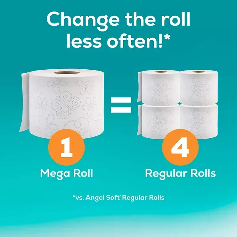 Angel Soft Mega Roll Toilet Paper, 32 pk./320 sheets per roll - Image 6