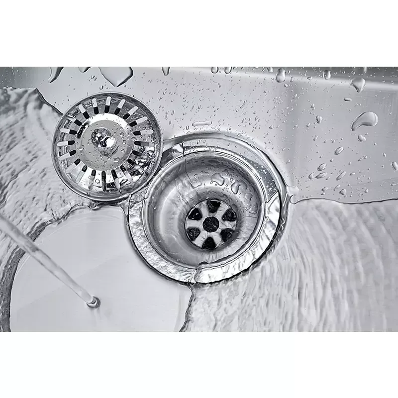 ANZZI Moore 32" x 20" Kitchen Sink - Brushed Silver - Image 6