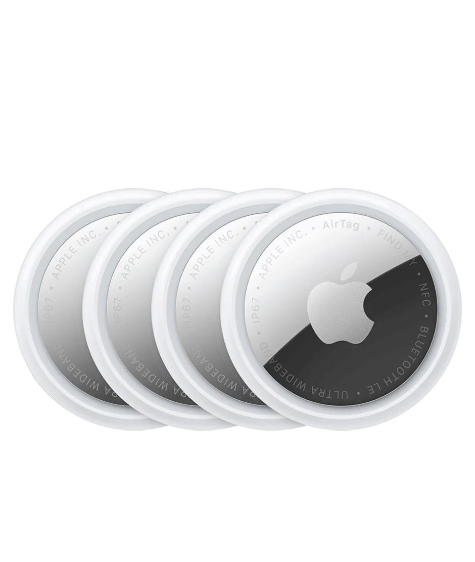 Apple AirTag (2nd Generation) – 4 Pack Item Trackers, Precision Finding up to 1.5× Range, Key, Wallet & Luggage Finder, One-Tap Setup