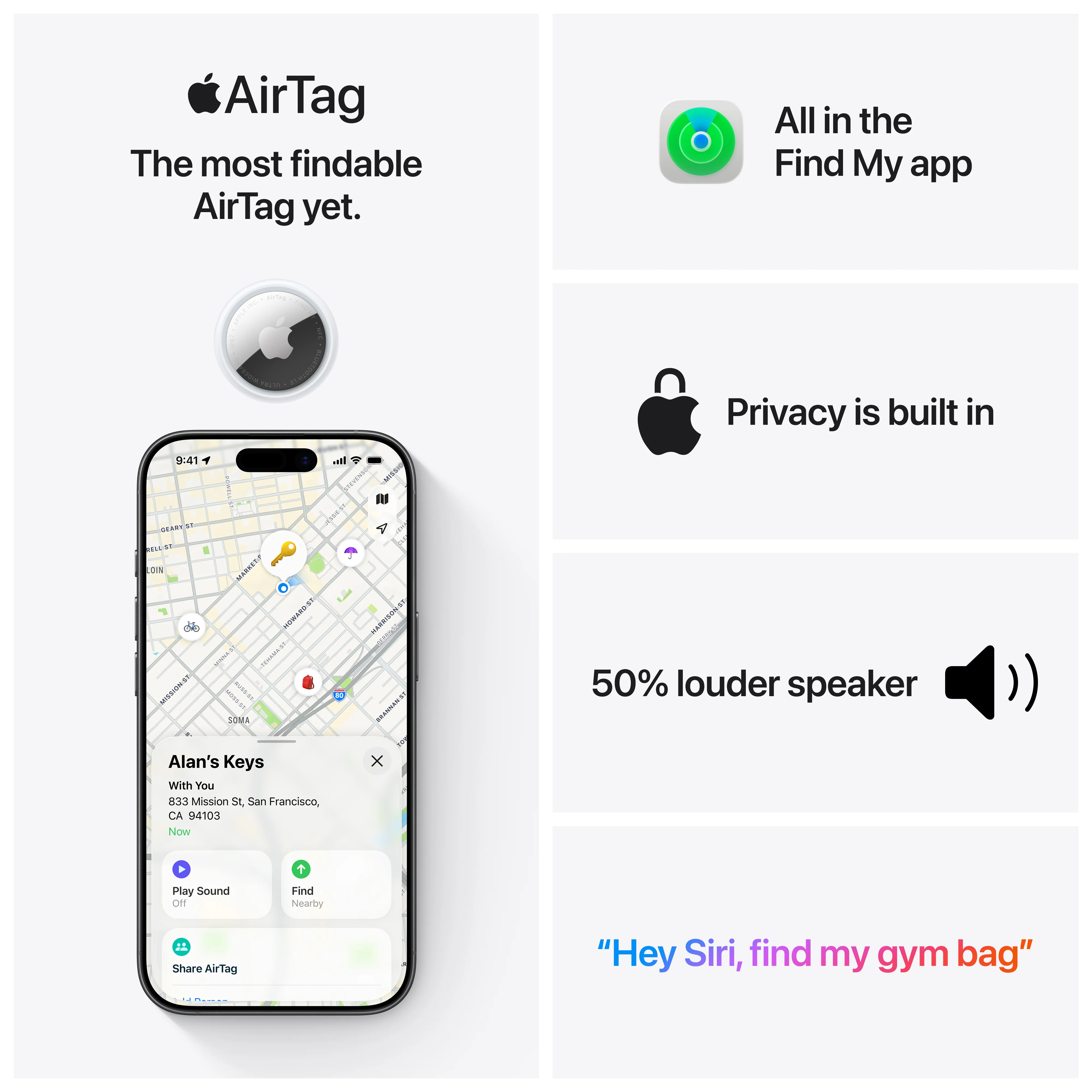 Apple AirTag (2nd Generation) – 4 Pack Item Trackers, Precision Finding up to 1.5× Range, Key, Wallet & Luggage Finder, One-Tap Setup - Image 7