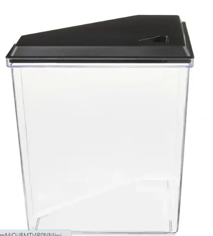Aqua Culture Plastic 1 Gallon Aquarium with Accessories, Black, 10.1''L x 6.76''W x 8.12''H - Image 2