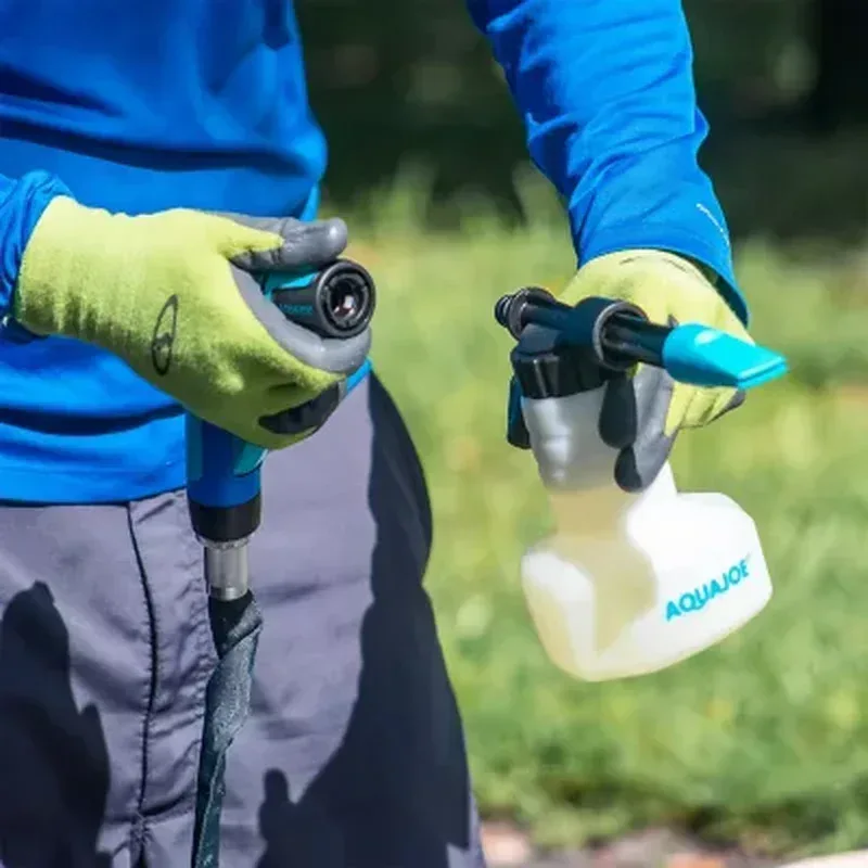 Aqua Joe 2-In-1 Hose-Powered Adjustable Foam Cannon Spray Gun Blaster - Image 4