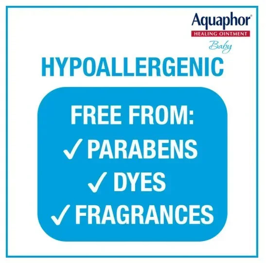 Aquaphor Baby Healing Ointment, Baby Skin Care and Diaper Rash, Travel Size - Image 5