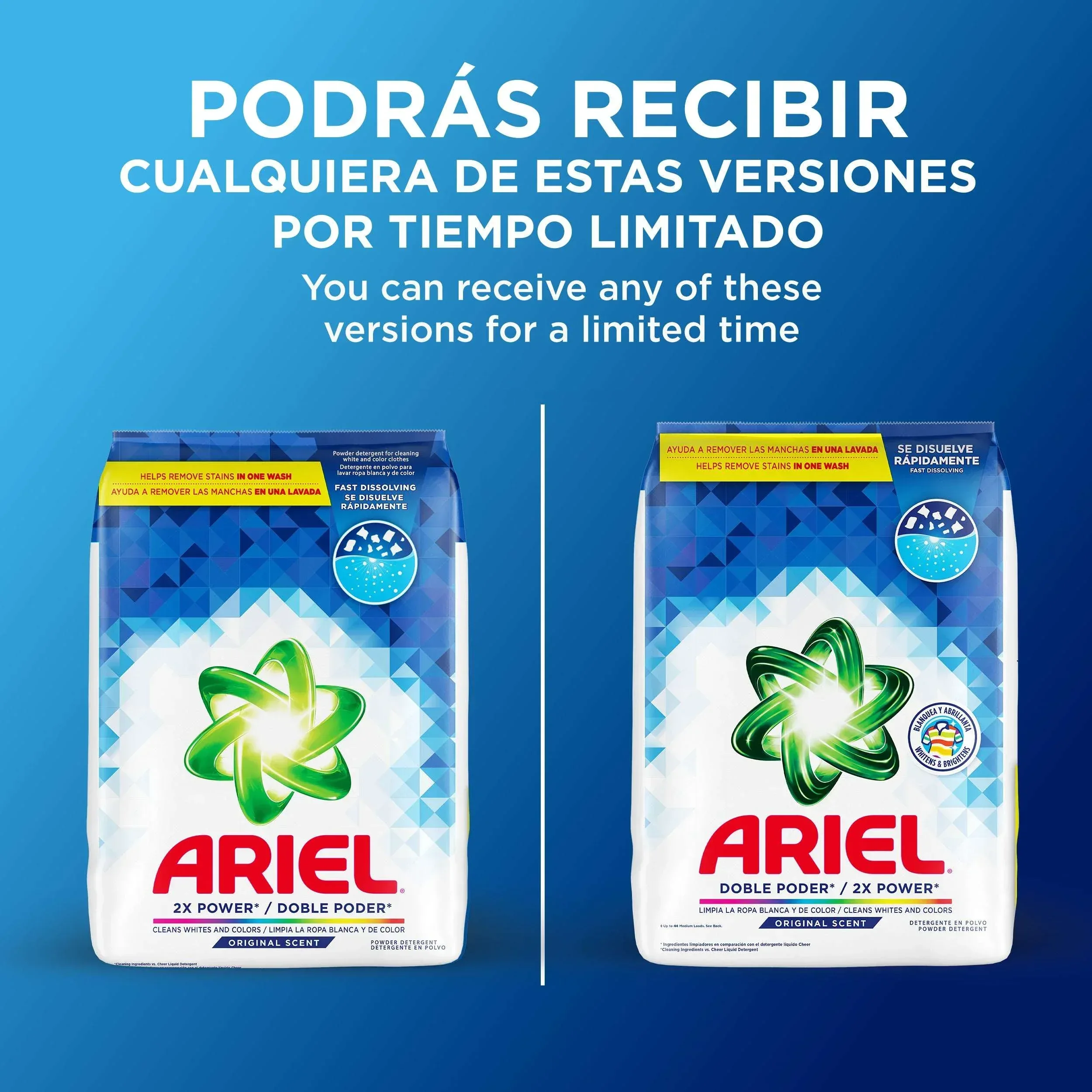 Ariel Powder Laundry Detergent, Original Scent, 3.6 kg, 80 Loads - Image 8