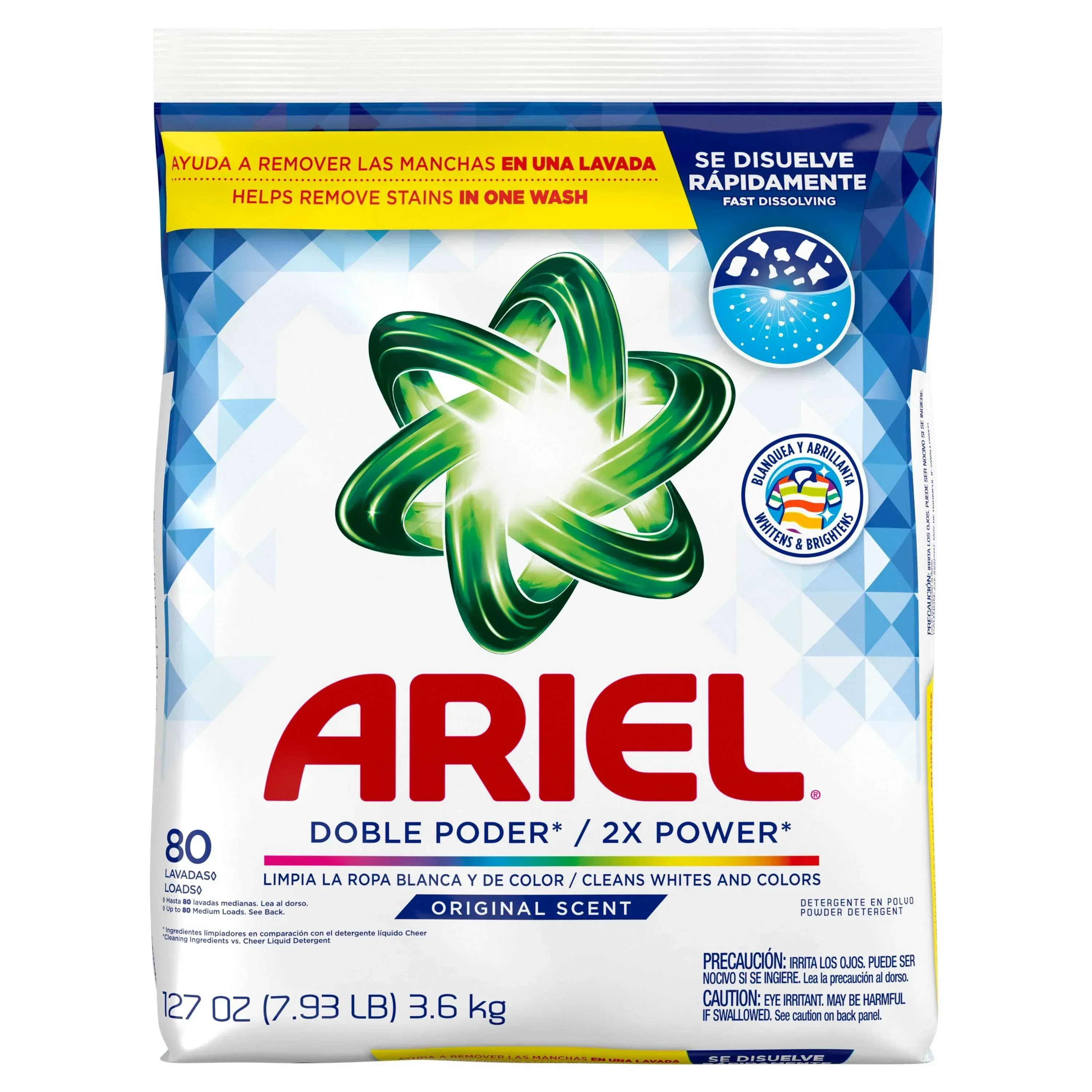 Ariel Powder Laundry Detergent, Original Scent, 3.6 kg, 80 Loads - Image 9