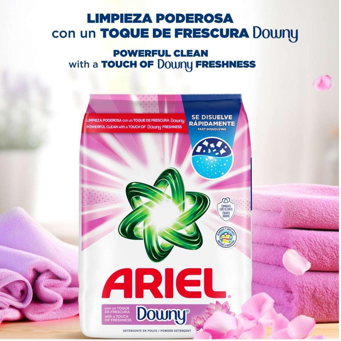 Ariel with a Touch of Downy Freshness, Powder Laundry Detergent, 4.3 kg, 96 Loads - Image 2