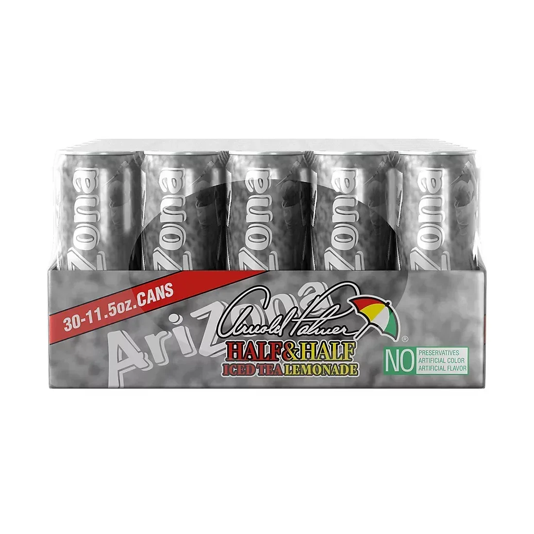 Arizona Arnold Palmer Lite Half & Half Ice Tea Lemonade, 30 pk. - Image 2