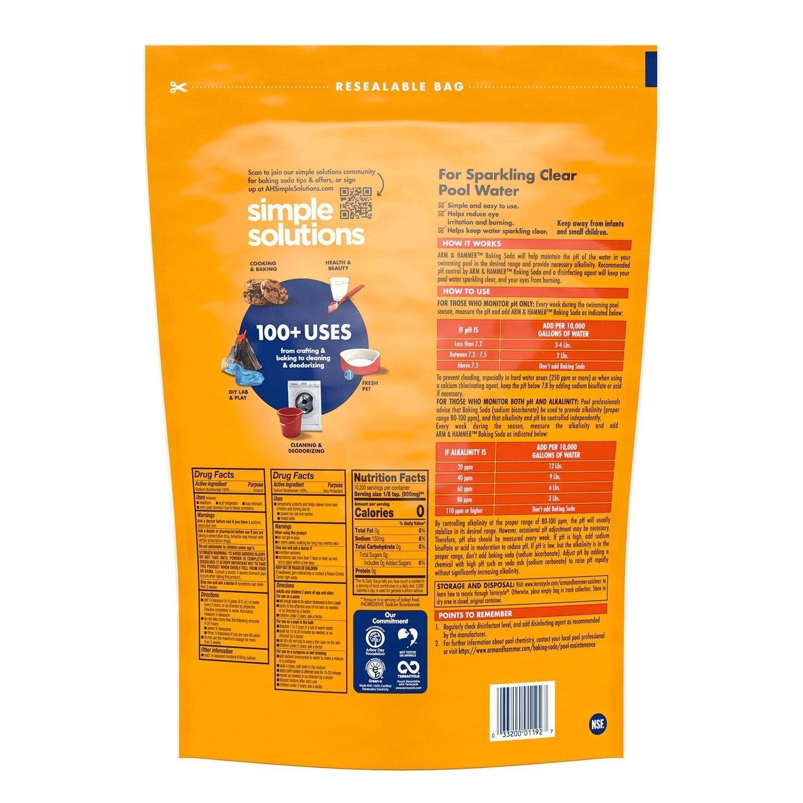 Arm & Hammer, Pure Baking Soda, 13.5 lbs - Image 2
