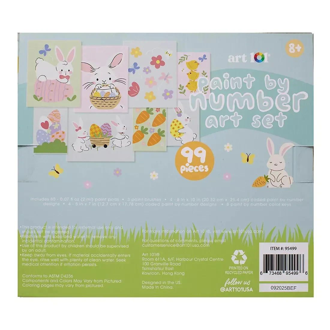 Art 101 Easter Paint by Number Art Set with 99 - Pc. - Image 2