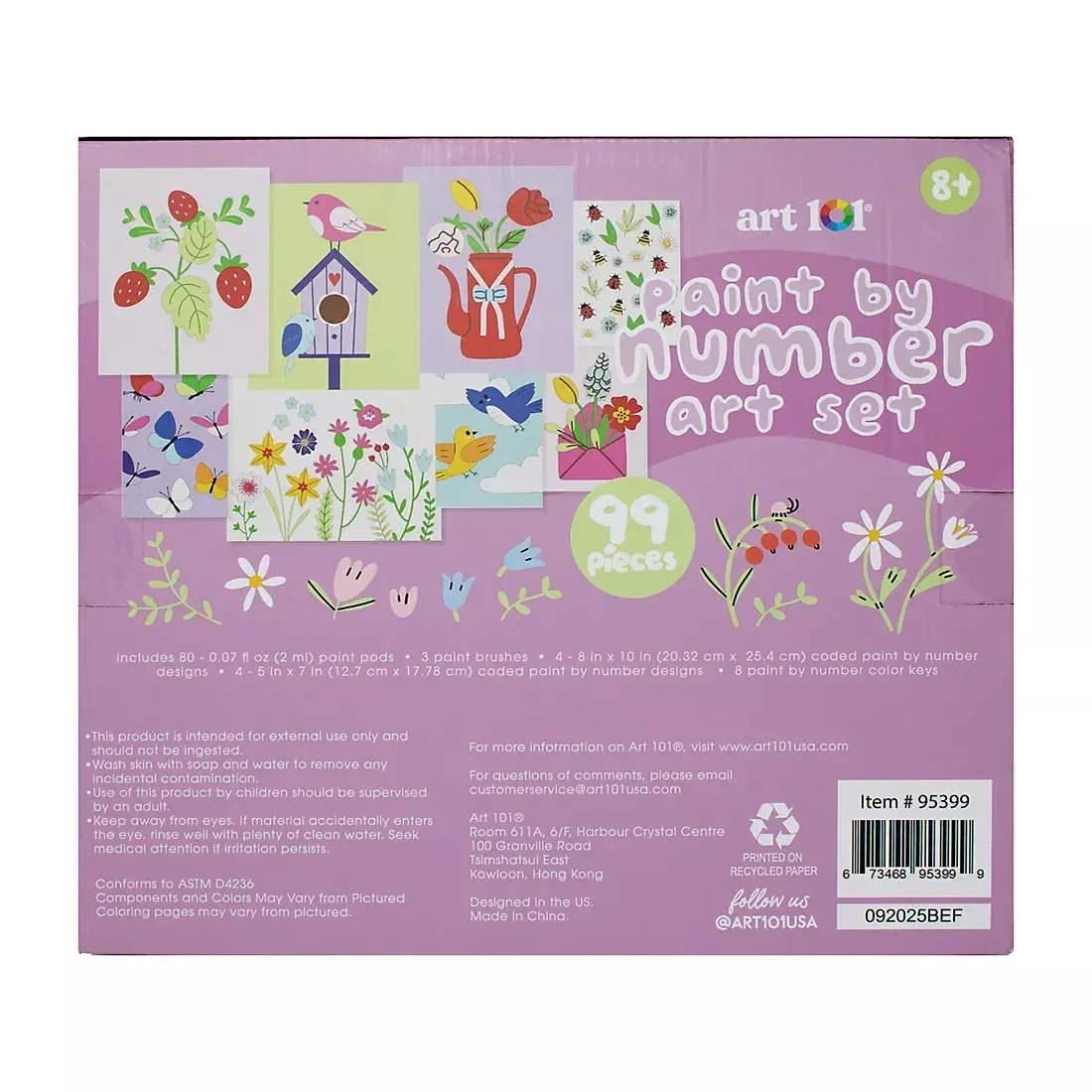 Art 101 Spring Paint by Number Art Set with 99 - Pc. - Image 2