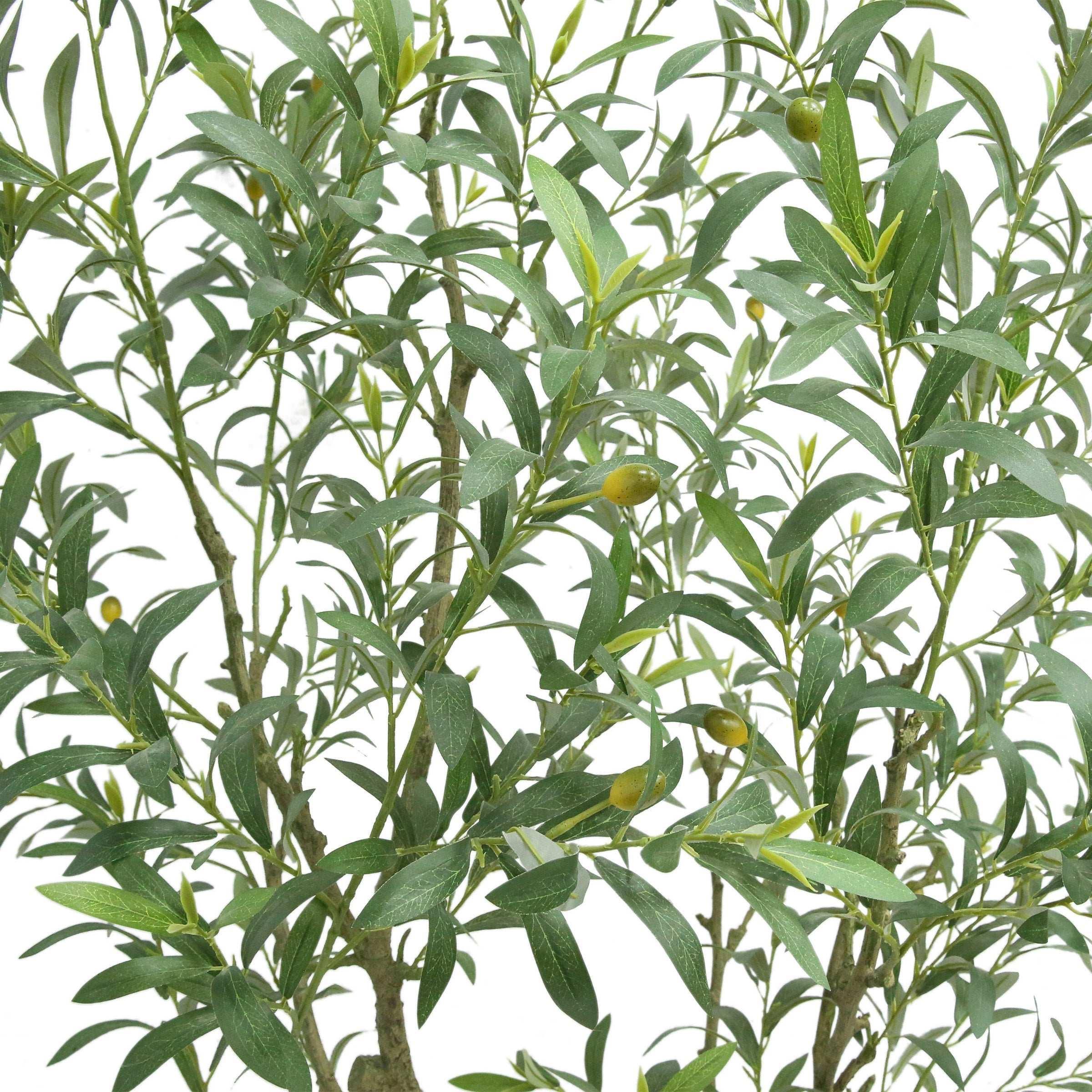 Artificial 6.5’ Olive Tree with French Planter - Image 4