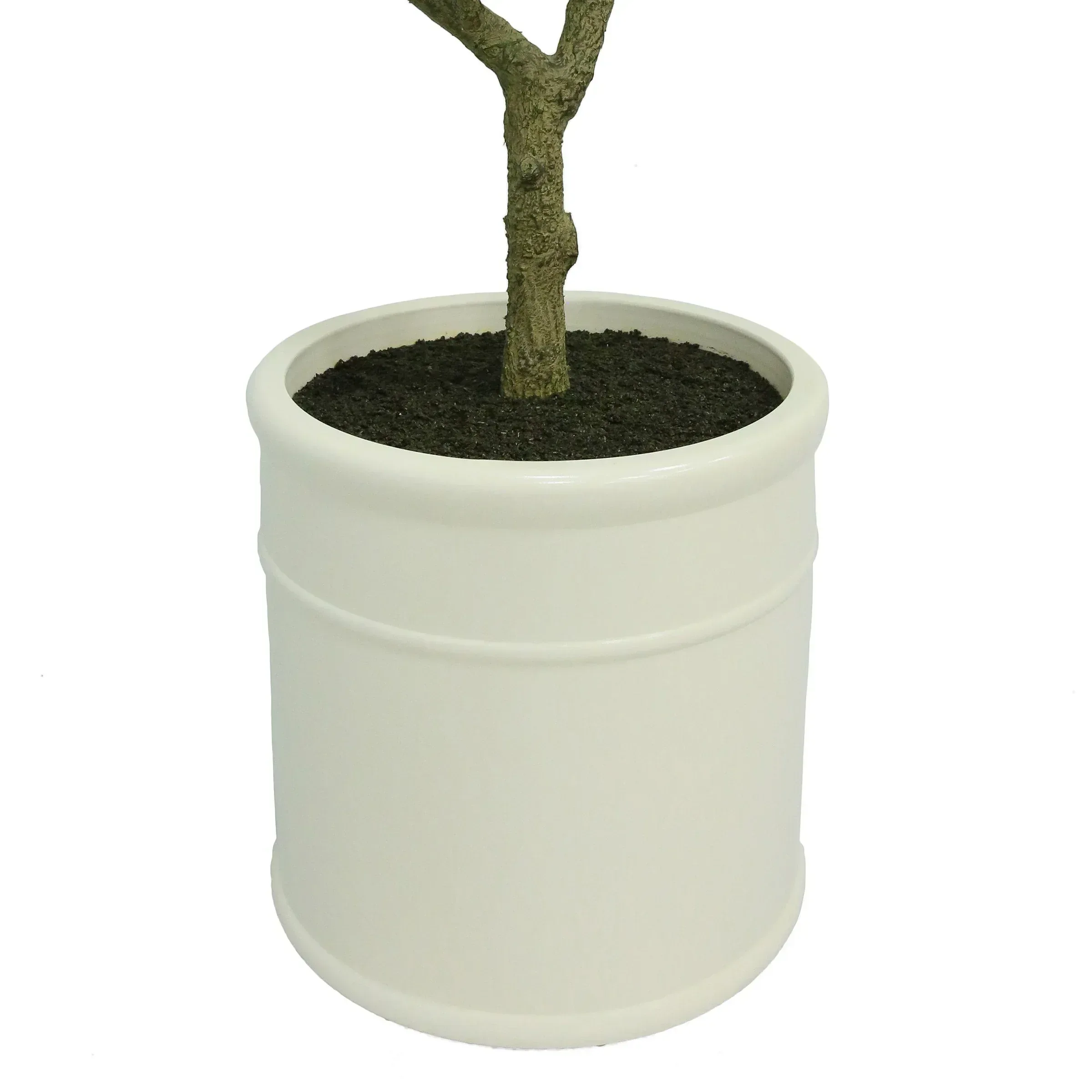 Artificial 6.5’ Olive Tree with French Planter - Image 5