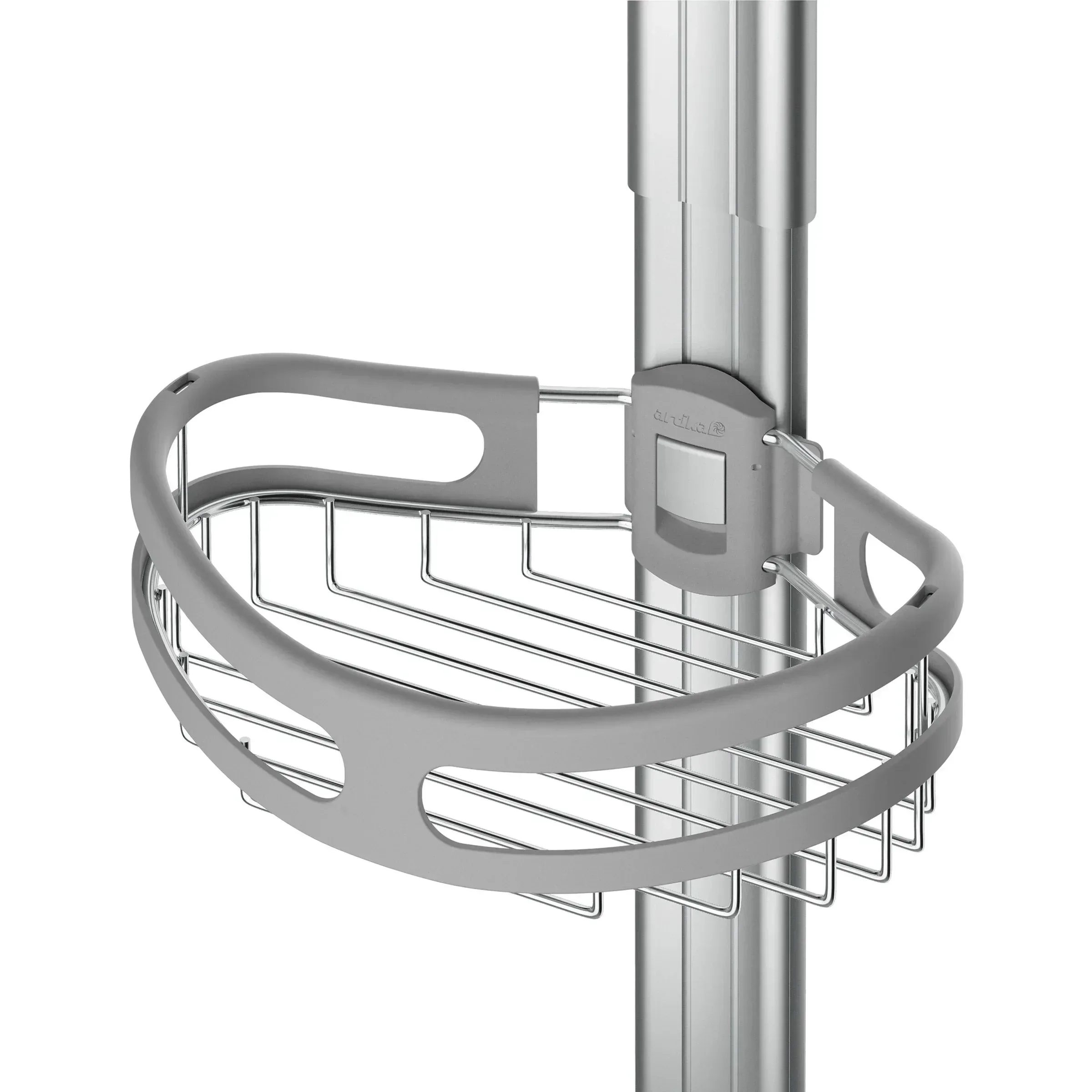 Artika Azzuro Standing Shower Caddy Light Gray - Image 3