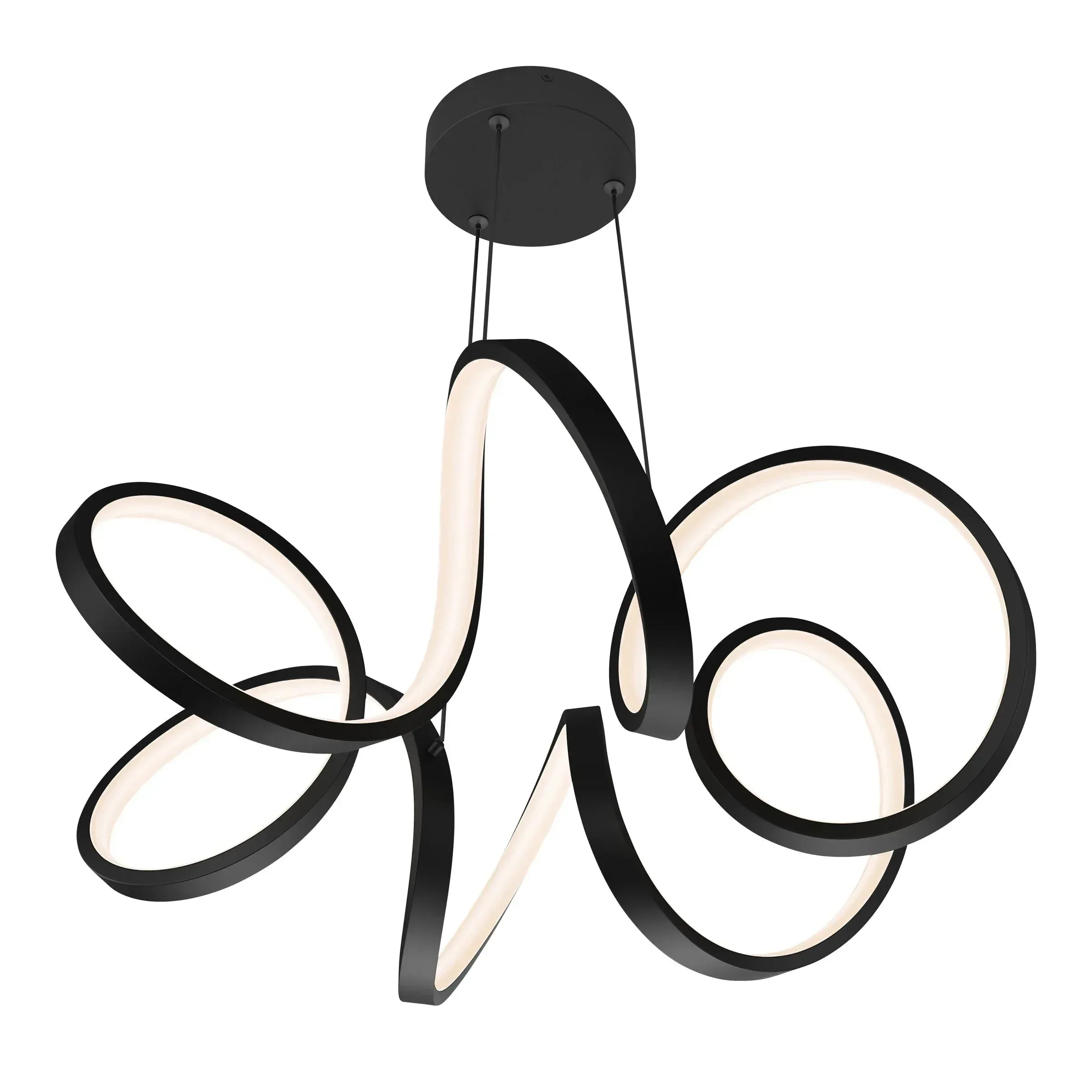 Artika Swirl Ribbon Integrated LED Pendant Light - Image 3