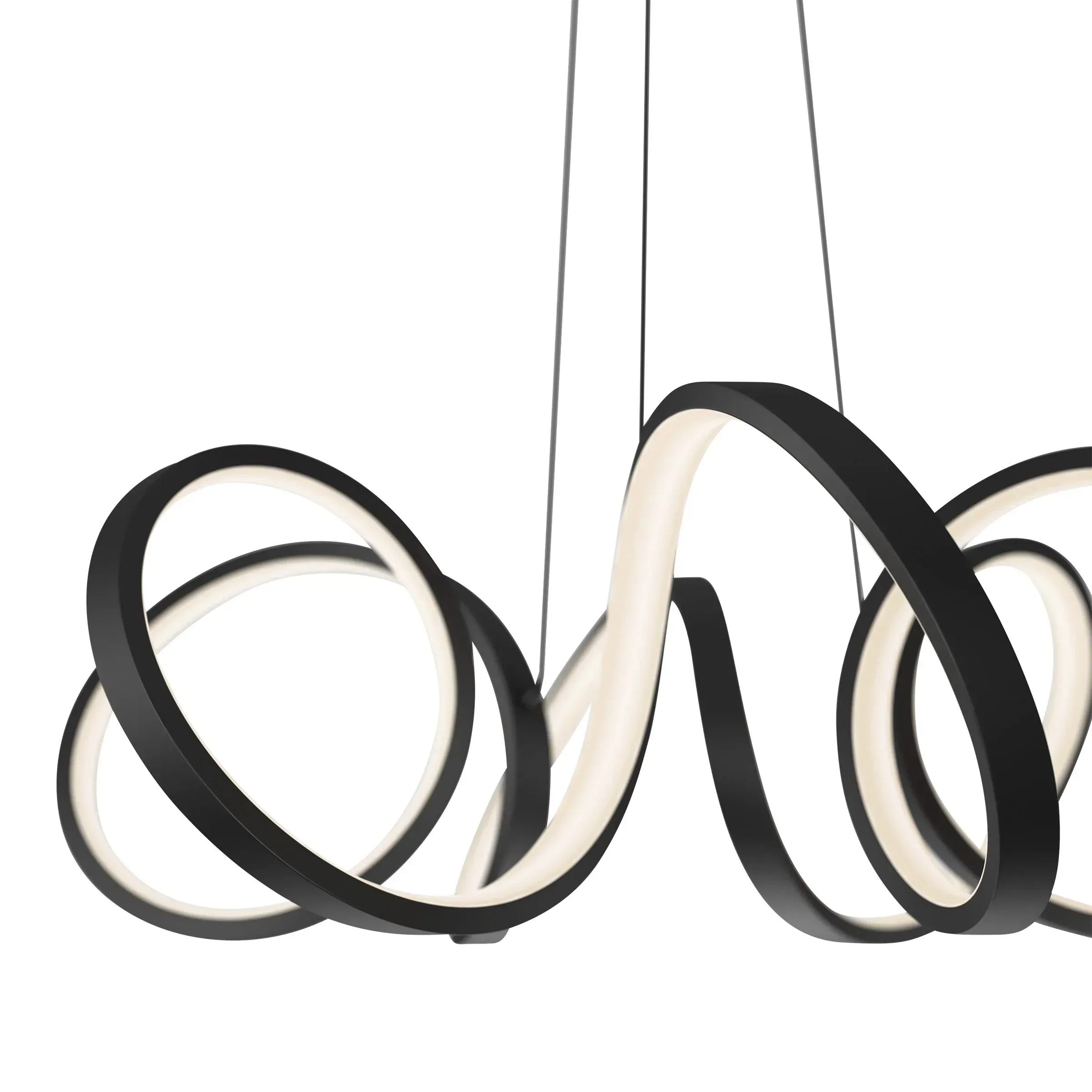 Artika Swirl Ribbon Integrated LED Pendant Light - Image 5