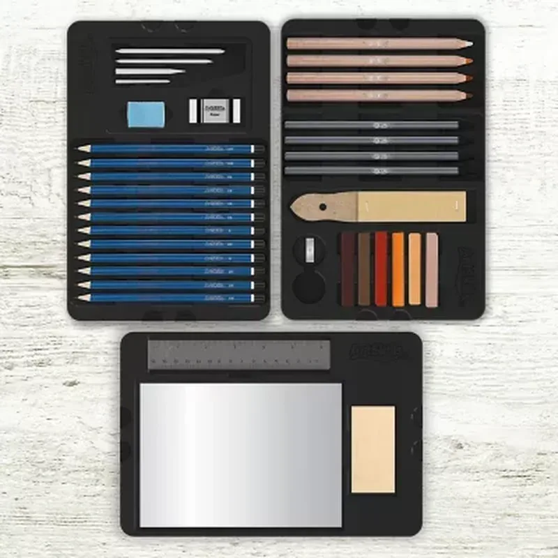 Artskills Assorted Premium Sketching and Drawing Kit, 39 Pieces - Image 4