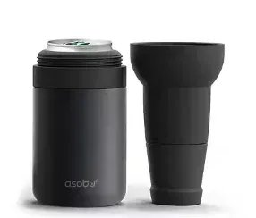 Asobu Frosty Beer Cooler, 2 pk. - Black/Silver - Image 2