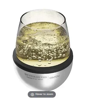 Asobu Wine Kuzie, 2 pk. - Black/Silver - Image 2