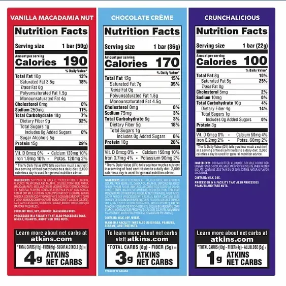 Atkins Balanced Lifestyle Variety Pack, Meal Bars + Snack Bars + Endulge Treats (15 ct.) - Image 3