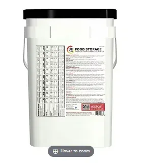Augason Farms Deluxe Emergency Food Storage Pail, 30 Days, 1 Person - Image 2