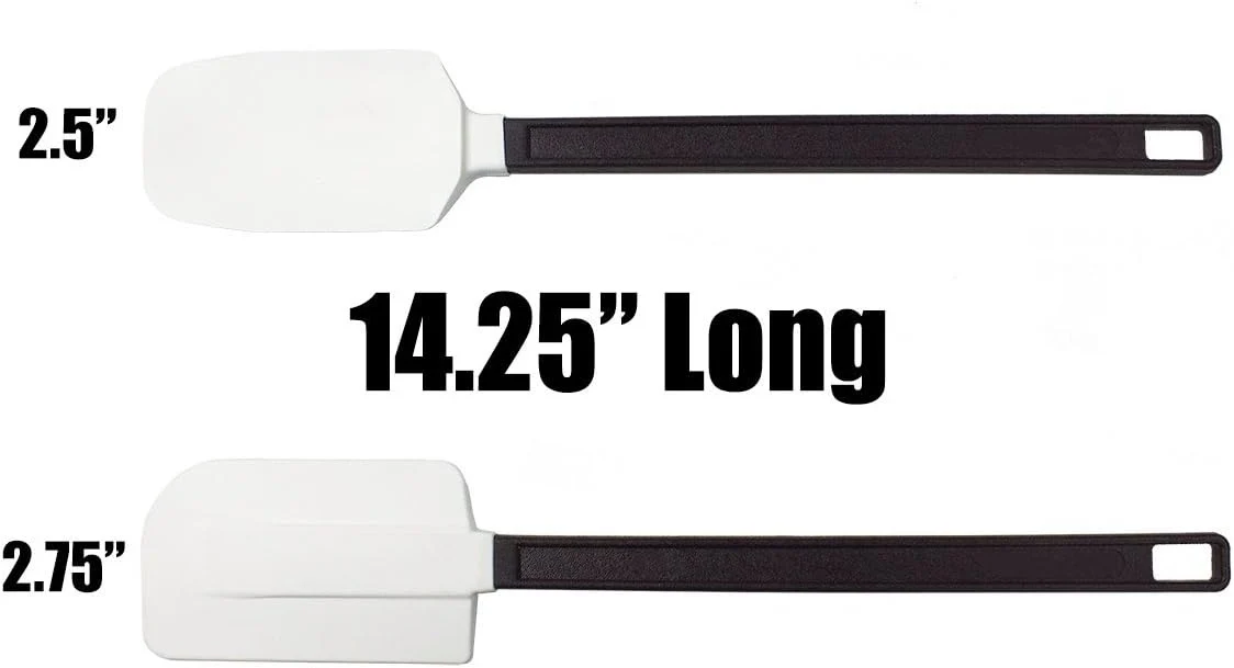 Avant Grub's High-Temp, 14 Silicone Spatula & Scraper Set! Extra Long for Reaching Deep Bowls. High Strength, Restaurant-Grade Materials Wont Break Under Heavy Use. - Image 2