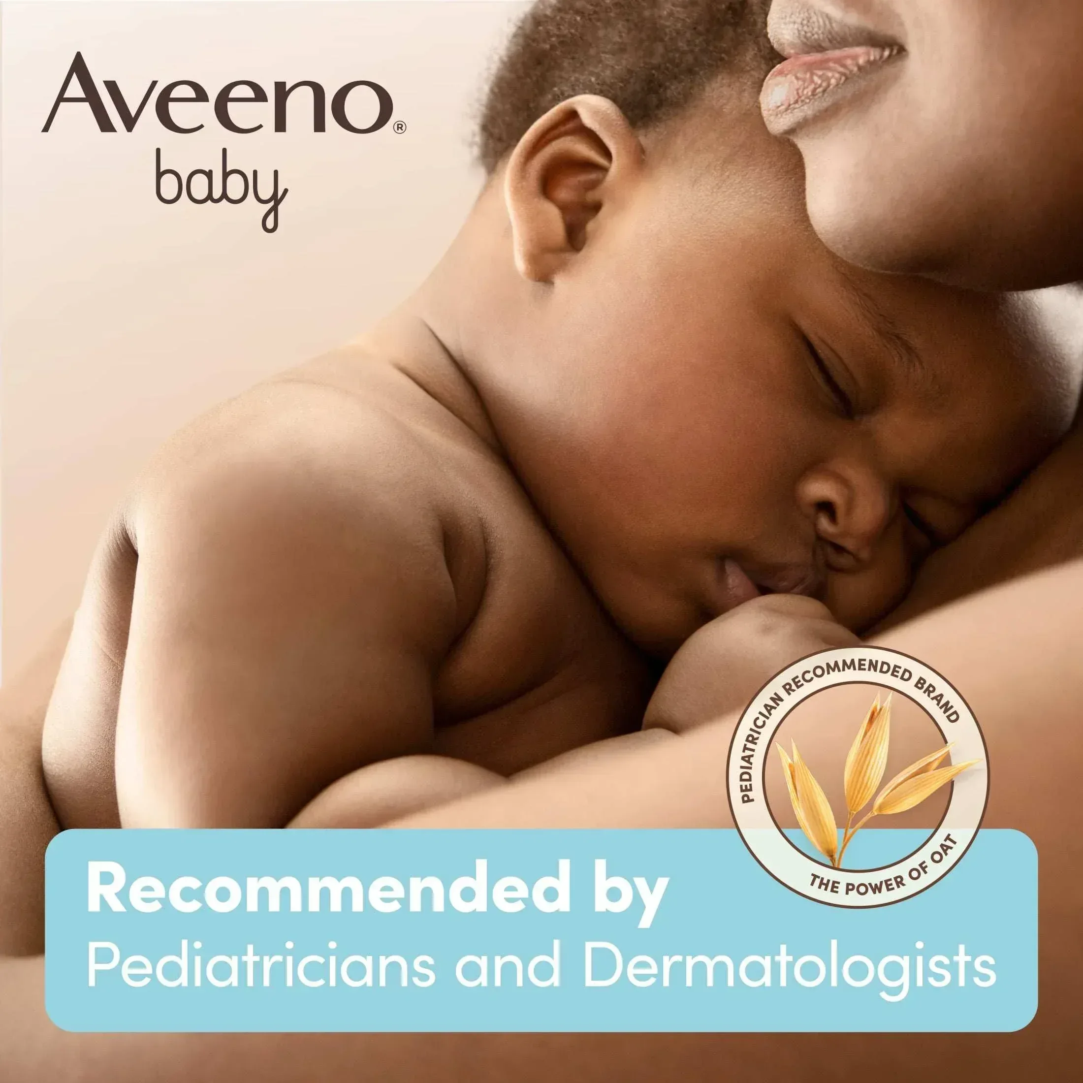 Aveeno Baby Daily Moisture Body Lotion for Baby and Toddler with Colloidal Oatmeal, 12 fl oz - Image 3