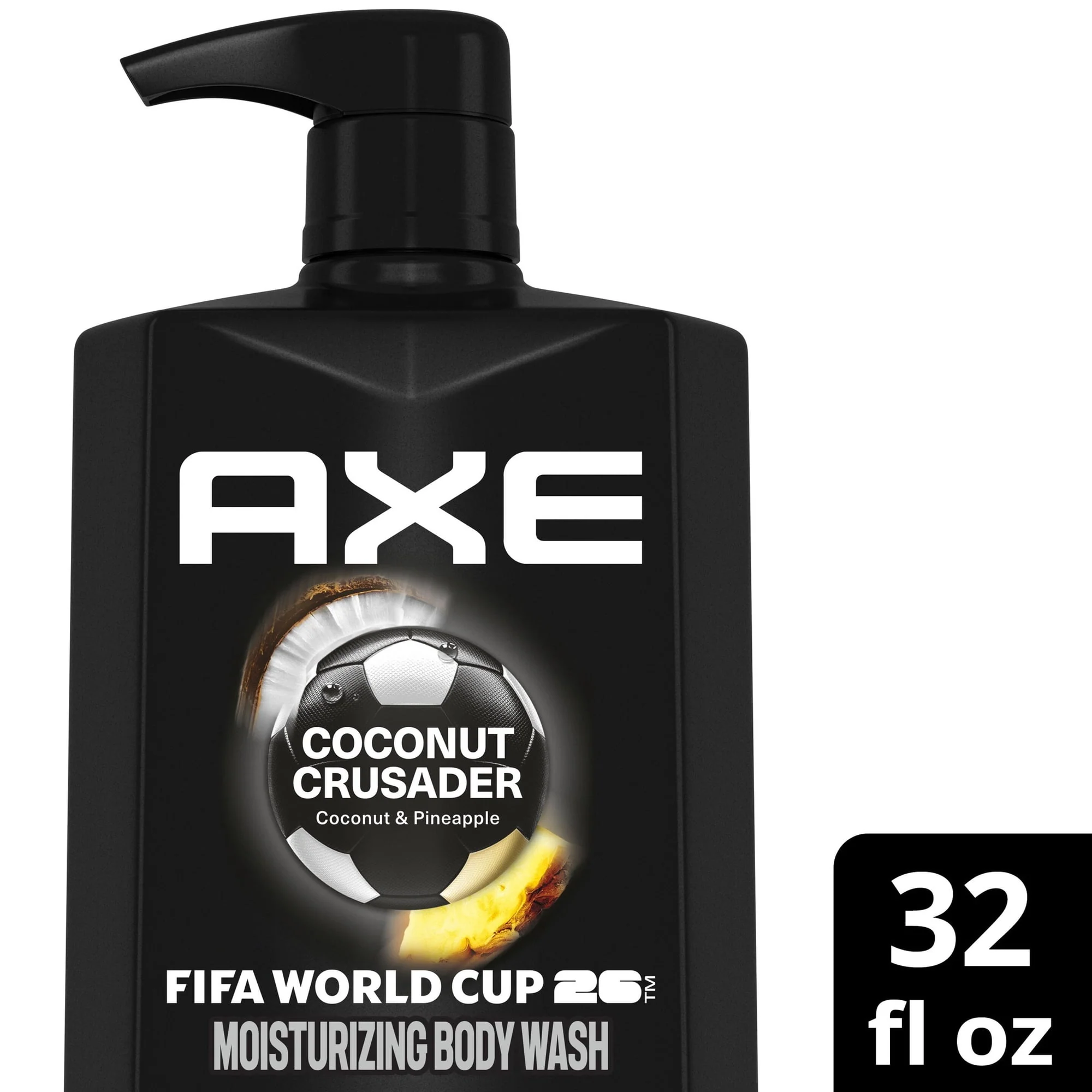Axe Body Wash Moisturizing Coconut Crusader Paraben-Free & Sulfate-Free, 32 fl oz Pump - Image 2
